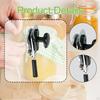 Manual Can Sealer Handheld Capping Machine Hand Tool with Long Handle Kitchen Gadget Sealing