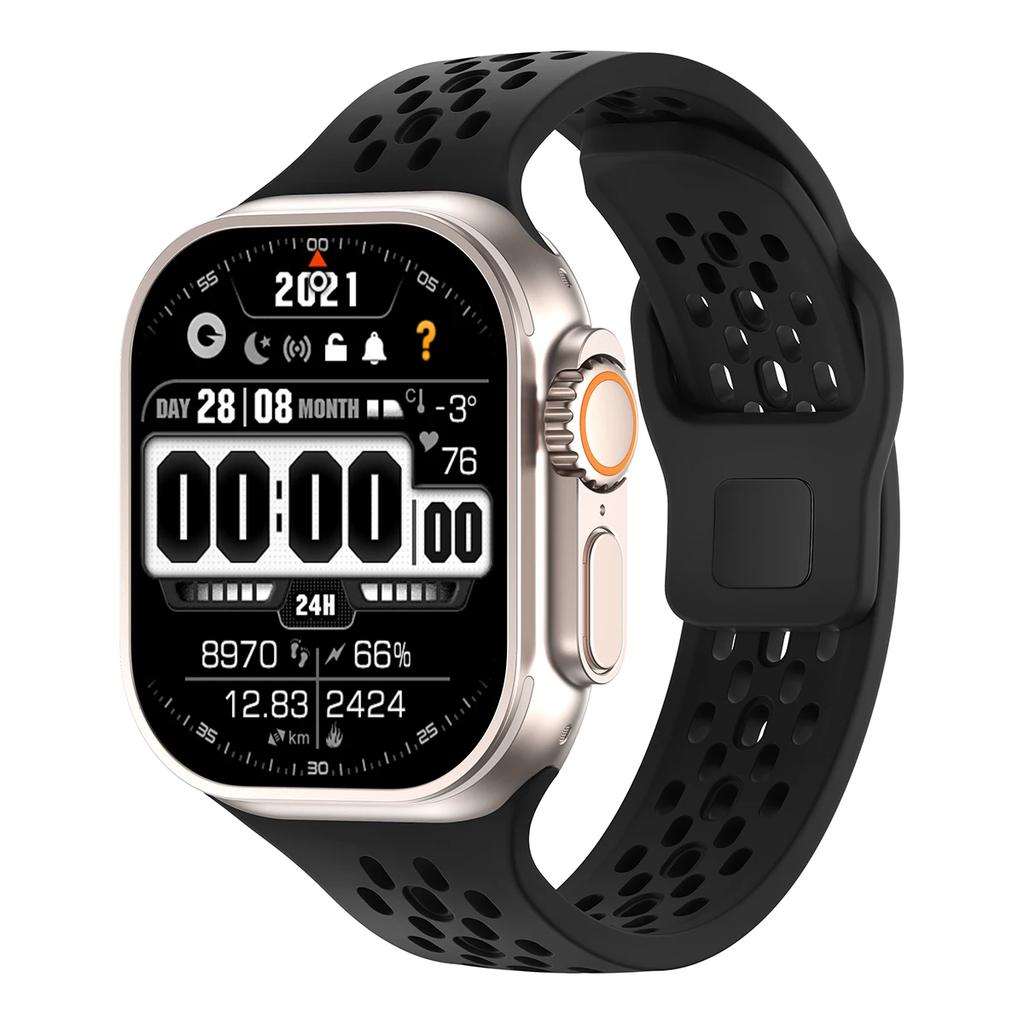 Silicone strap for Apple watch band 44mm 45m 41mm 42mm 40mm 44 45 mm ultra 49mm correa bracelet iwatch series10 9 7 8 6 5 se 4 3