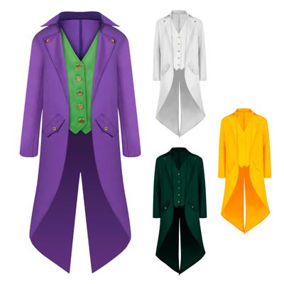Medieval Tuxedo Suit Coat Cos Performance Halloween Costume Retro Tuxedo Halloween Costume