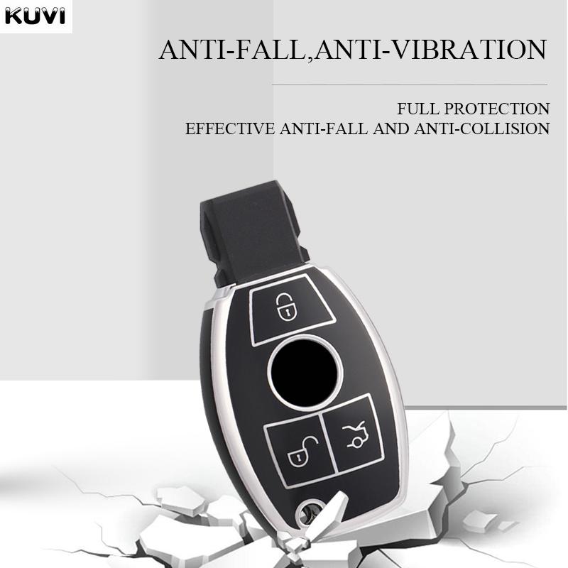 Carcasa pentru chei de la distanță din TPU pentru Mercedes Benz ACESG Clasa GLA CLA GLK GLC CLS W204 W463 W176 W251 W205