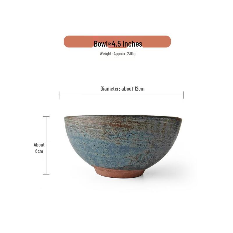 ZISIZ Cartoon Ceramic Rice and Dessert Bowl Set