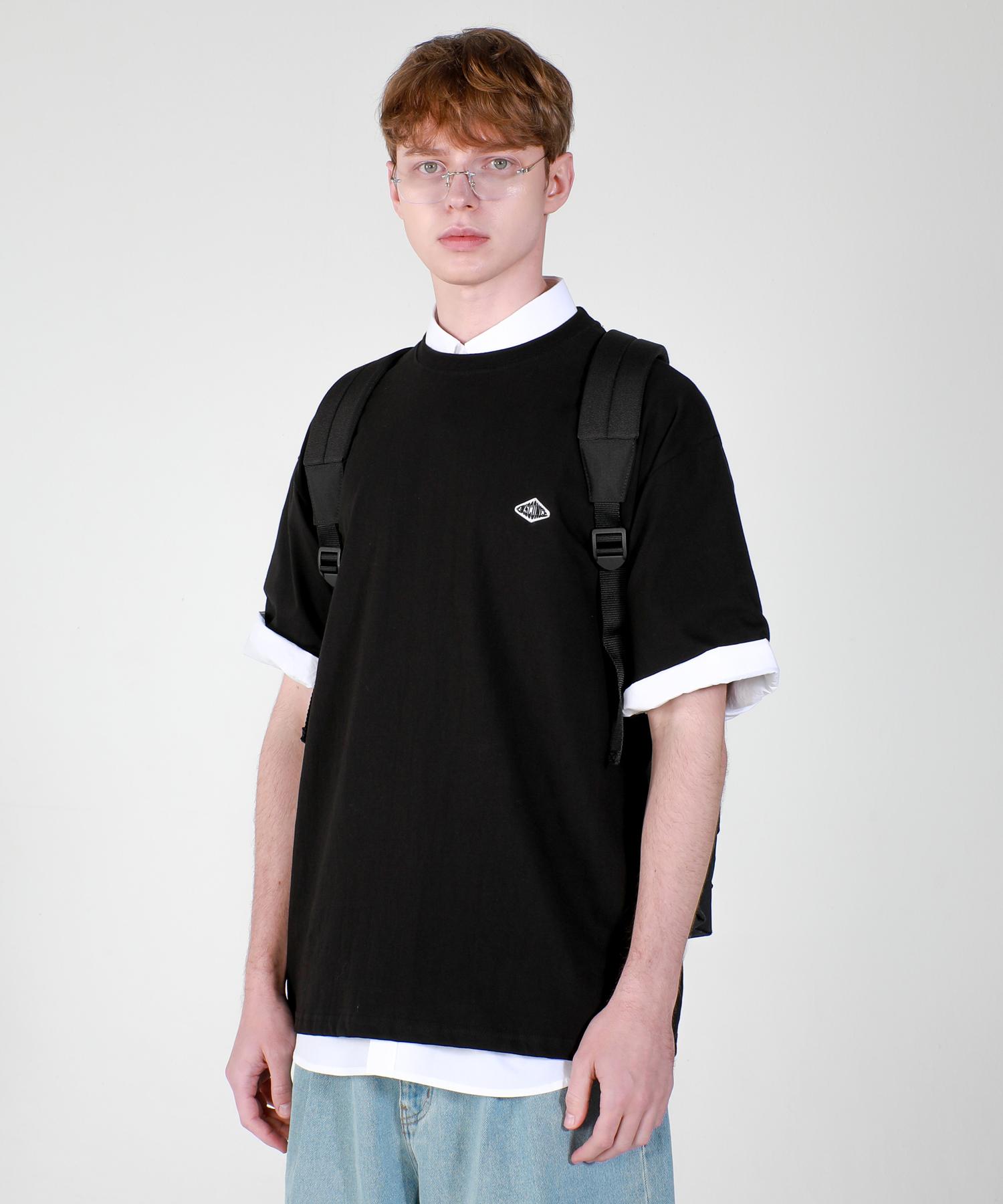 Iesn Ensconce Point Wappen Oversized T-Shirt Black L