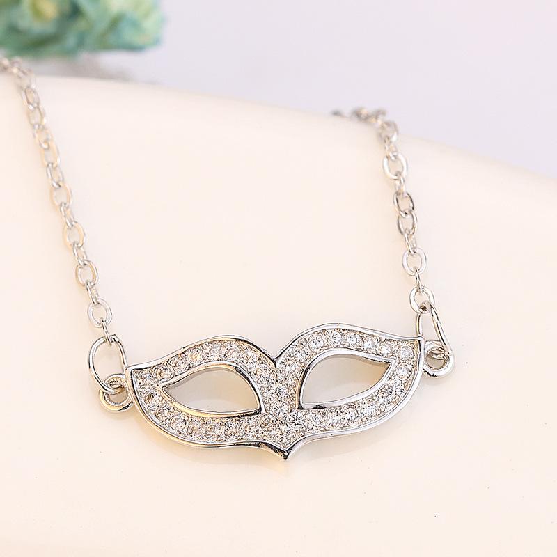 Dámský náhrdelník Lindon Přívěsek z měděné slitiny Zirkon Módní dárek