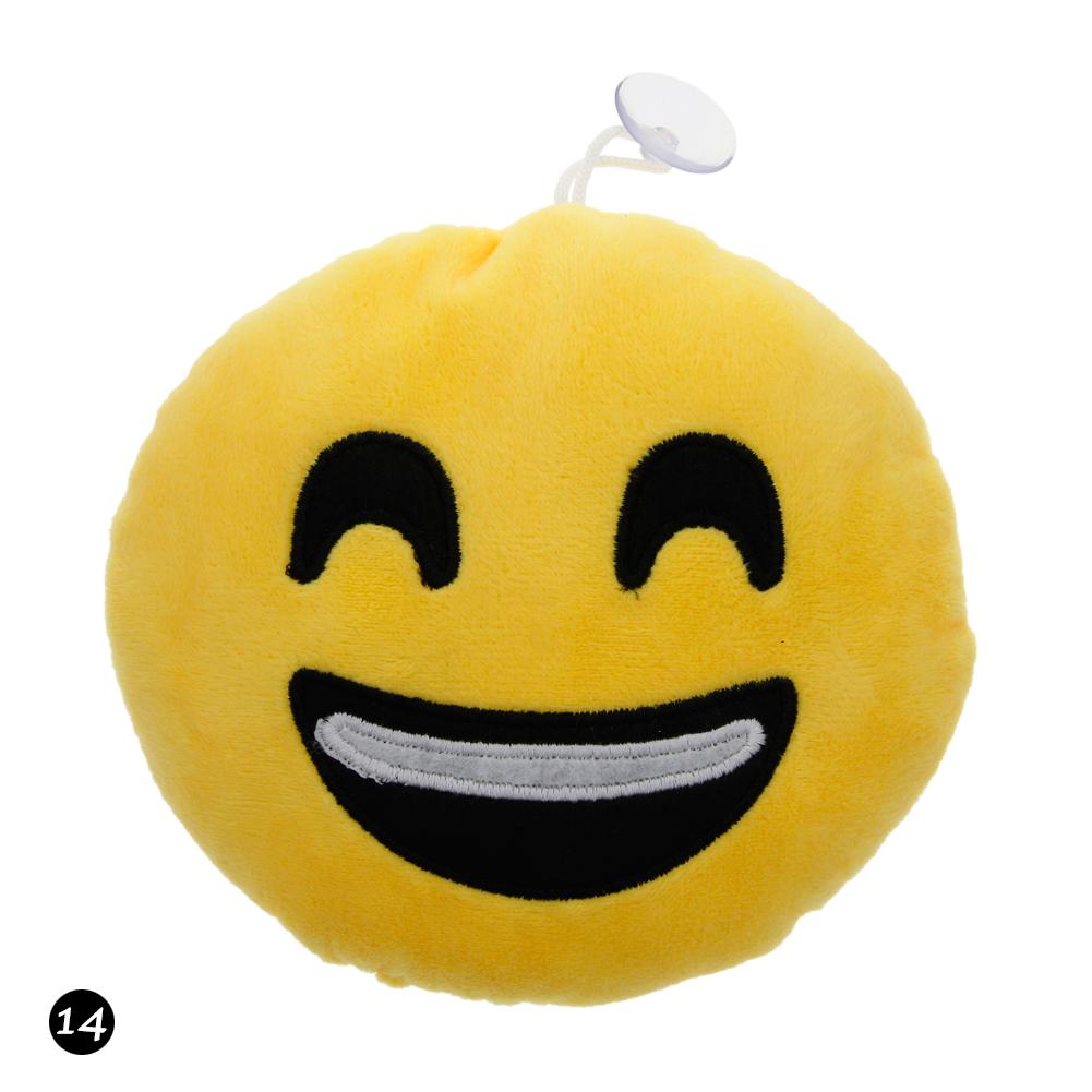 

15СМ/30СМ Мягкая Эмодзи Желтая Круглая Подушка Эмотикон Мягкая Плюшевая Игрушка Подушка 11#-15CM