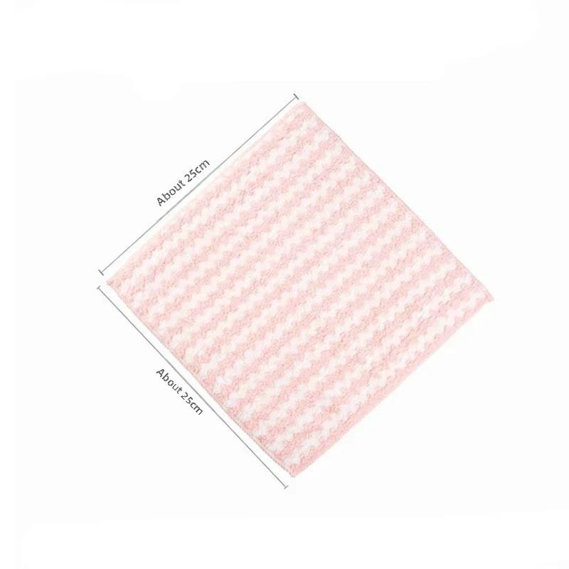 12PCS Cleaning Cloth Micro Fiber Wipe Table Kitchen Housework Microfiber Towels Household Dishwashing Cleaning Cloth