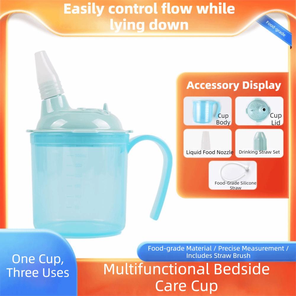 300ml Anti Choking Cup With Straw Spill Proof Cup High Quality Water Control Mug  Home Care