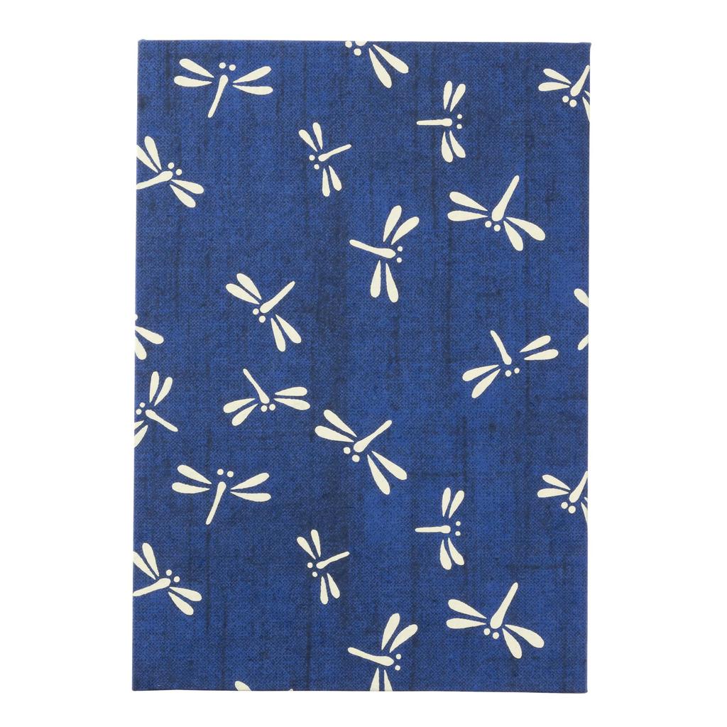 Kawasumi Washi Goshuincho Stempel 16 x Yuzen Kyoto Libellen-Design (Schreinbuch) 11.2cm, Washi, Hannari, Karakami,