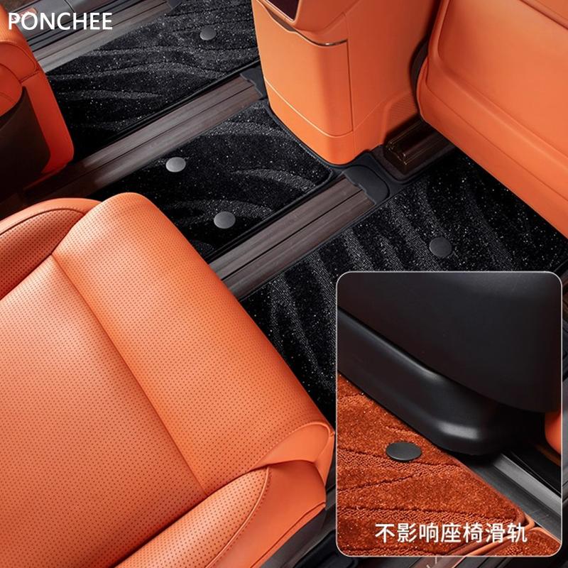 For Lynk&Co 900 2025-2026 TPE Car Floor MATS Double-layer Car Mat Full Encirclement Automobile Modification Supplies