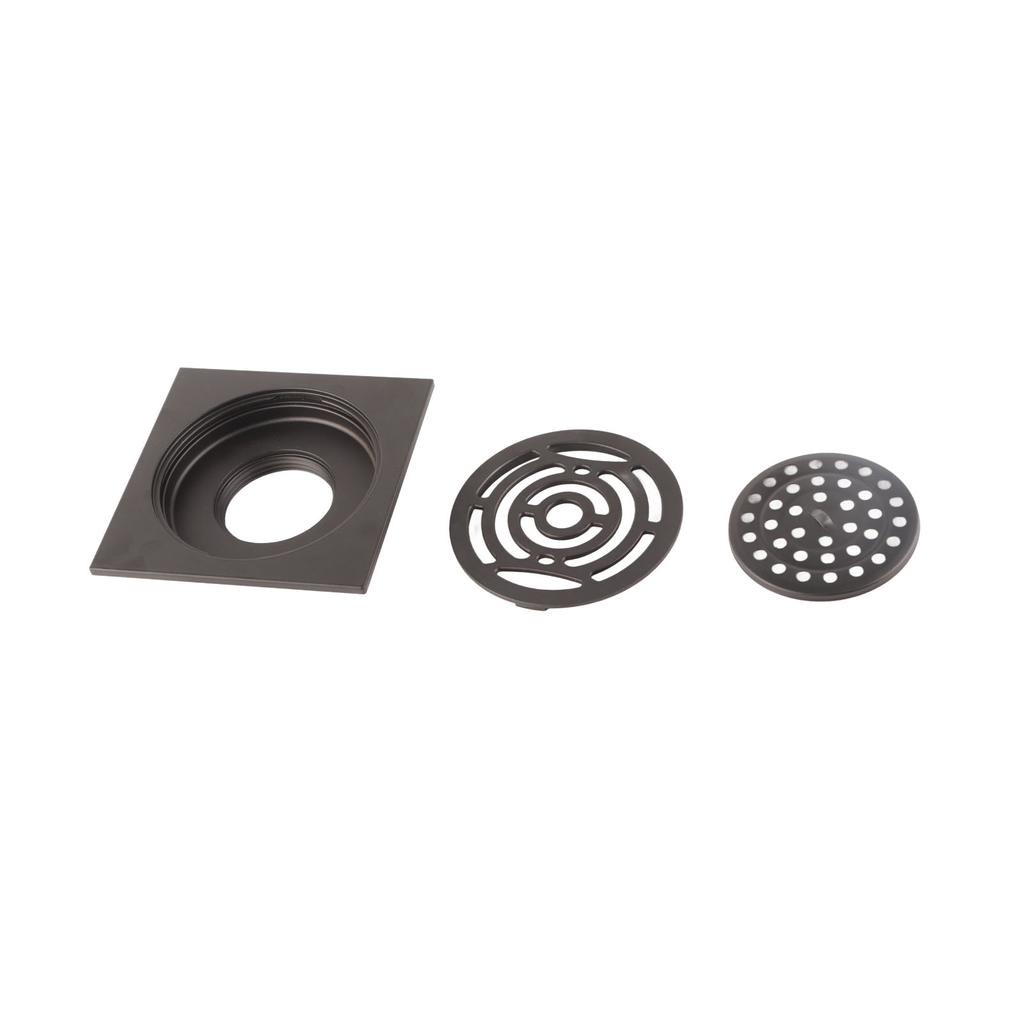 Black Floor Drain Copper Floor Drain Strainer for Kitchen Bathroom Balcony Supplies
