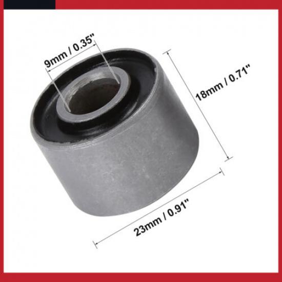 Pack of 4 9mm 0.35" Dia Motorbike Rubber Metal Shock Absorber Bushing for Honda