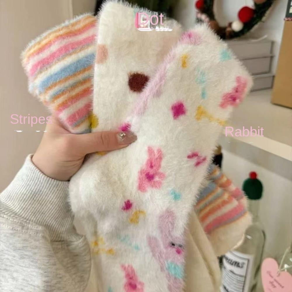 

Warm Sleeping Floor Stockings Winter Thickened Middle Tube Socks Snow Boot Socks New Year s Gift 3