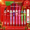 DIY Christmas Beaded Santa Claus Gel Ballpoint Pen