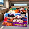 1pz Coperta in Flanella con Stampa DRAGON BALL, Alta qualità per Tutte le Stagioni, Arredamento per la Casa, Calore e Comfort, Perfetta per Regali di Natale