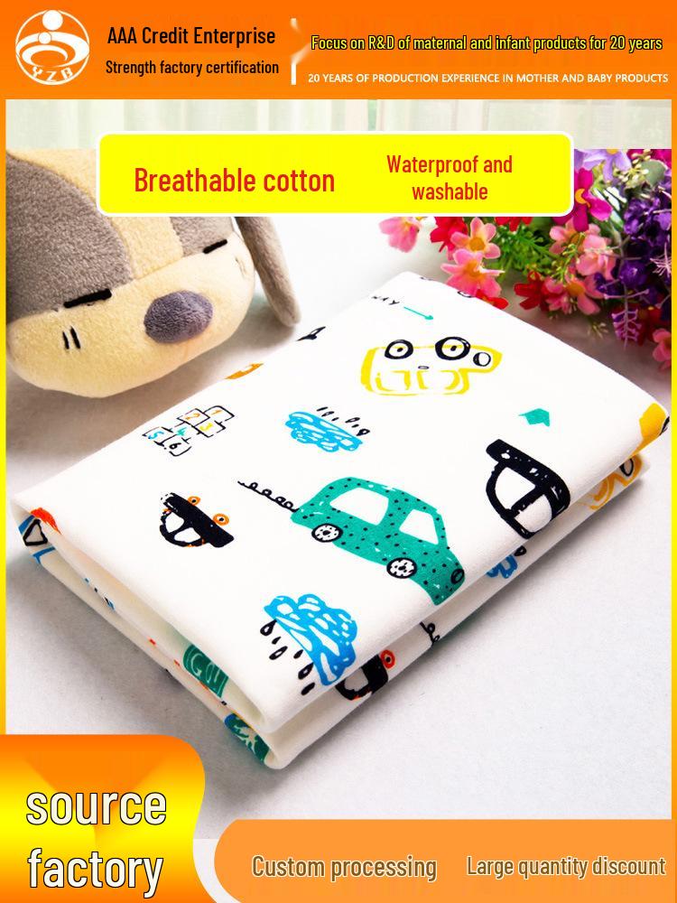 Große waschbare Baumwolle wasserdichte Baby- und Haustier-Inkontinenzunterlage