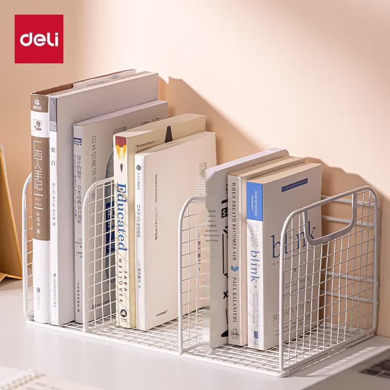 Deli 3-Tier Mesh Metal Desktop File Organizer