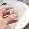 Interactive Clicking Toy Shell Starfish Press Keychain, 3D Printed Marine Theme Stress Relief Durable Key Accessory Holder, Sensory Fidget for