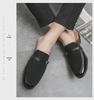 Men's British Style Leather Slip-On Business Slippers