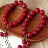 Cherry Bodhi Root Bracelet Yoga Bodhi  Bracelet Prayer Beads Mala Bracelet  Daily Wear