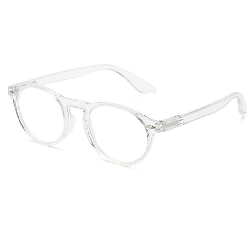 May Flower Fashion Style Women's Reading Presbyopia Prescription Lenses Eyeglasses Men's Round Shape Glasses Frame