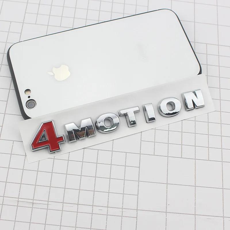 SVLHP1 3D Chrome Letters For Car Volkswagen Passat B6 Polo Tiguan Touareg Golf MK4 VW 4 MOTION Sticker 4MOTION Emblem Badge Accessories