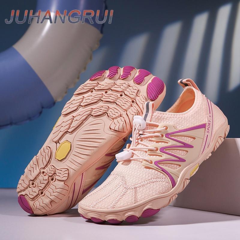 Water Sports Shoes for Mens Womens Quick Dry Non-Slip Five Finger Shoes Outdoor Wading Swimming Barefoot Aqua Shoes Lightweight
