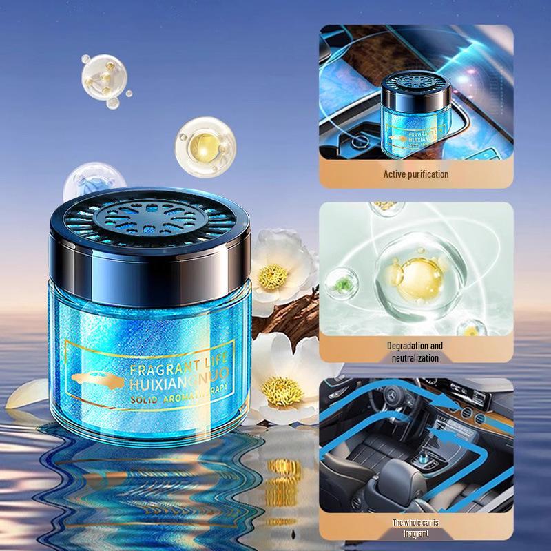 Car Sand Aromatherapy: Long-lasting Solid Balm for Interior Fragrance & Deodorizing Decoration