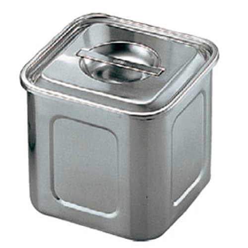UK 18-8 Square Kitchen Pot, 8cm, without Handles