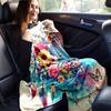 1pc Birds Flowers Butterflies and Feathers in a Fantasy Garden  Soft Warm Home Decorative Blankets for Couch Bed Sofa, Living Room, Travel, Camping