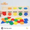 1 Set Color Sort Toys Shape Pairing Puzzle Set Cognition Ability Multifunctional Color Sort Toys for Toddlers