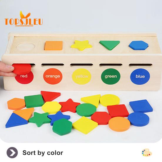 1 Set Color Sort Toys Shape Pairing Puzzle Set Cognition Ability Multifunctional Color Sort Toys for Toddlers