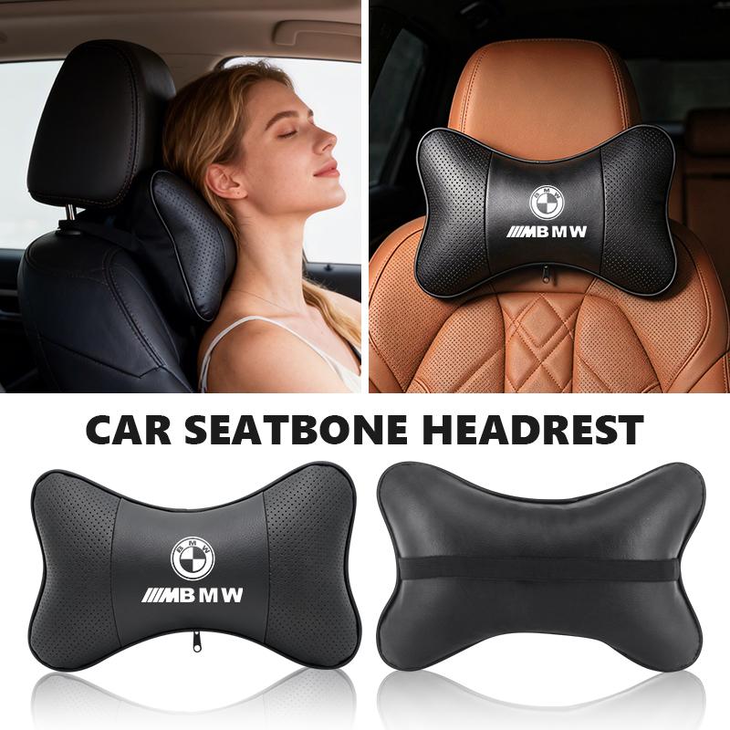 Universal Car Headrest Cushion Neck Support Pillow Comfortable Pad For BMW Performance M E87 E30 E46 E28 F35 G20 E93 F20 X3 X GX9