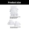 Lace Ruff Collar Wrist Cuffs for Girls Renaissance Victorian Play Medieval Cosplay Victorian Ruffled Lace Cosplay