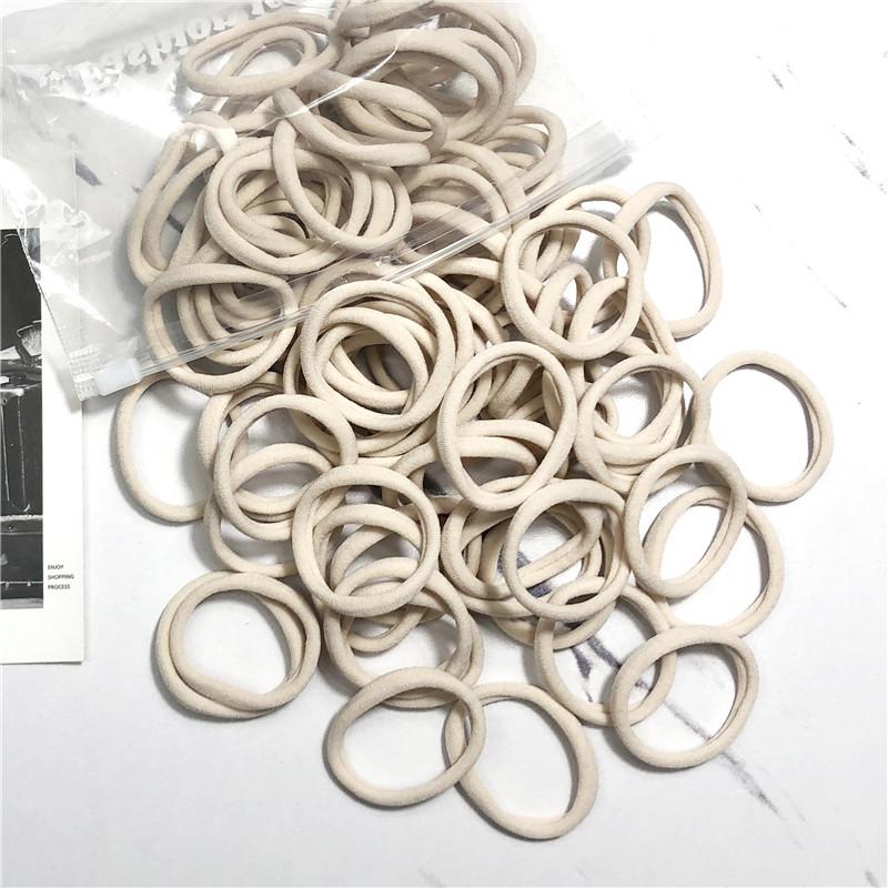 20/50 STÜCKE/Set Haargummis für Frauen Mädchen Basic Haargummis Seile 4cm Einfaches Elastisches Stirnband Haarschmuck Pferdeschwanzhalter