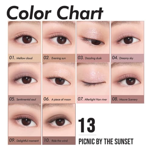 Clio PRO EYE PALETTE (#13 Picknick bei Sonnenuntergang)