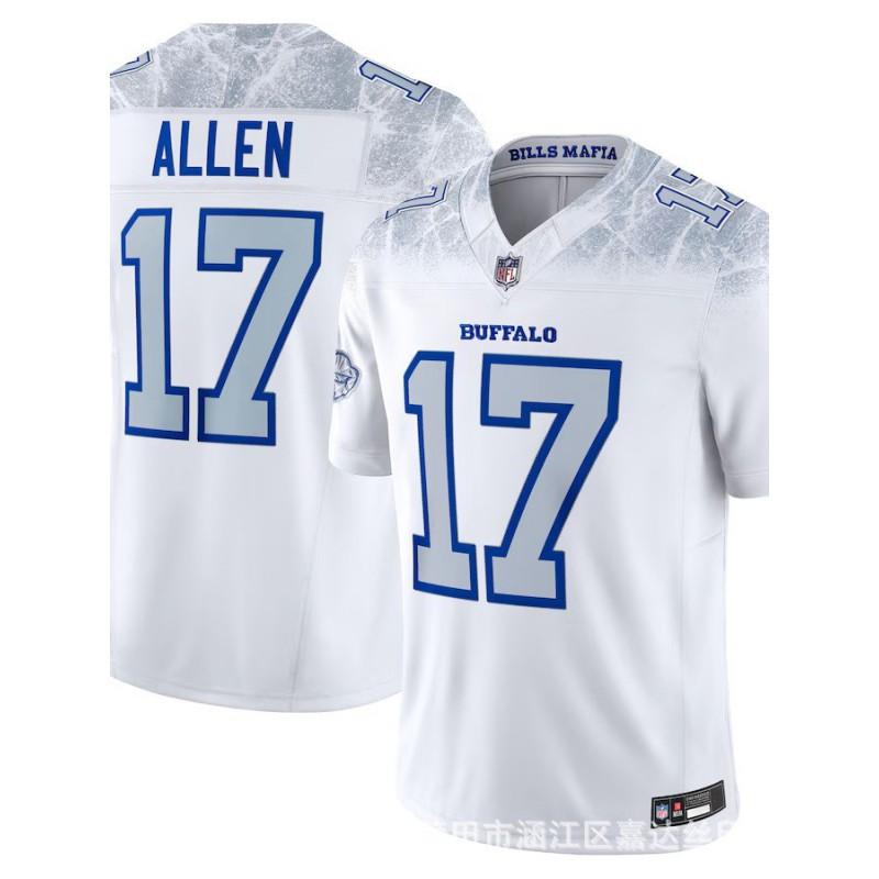 Buffalo Bills Dion Dawkins Jersey White 17 4 87 NFL Football Fan Apparel Mens Stitched