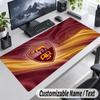 Custom Name Text Mouse Pad AS Roma FC Personalized Desk Pad For Work And Gaming