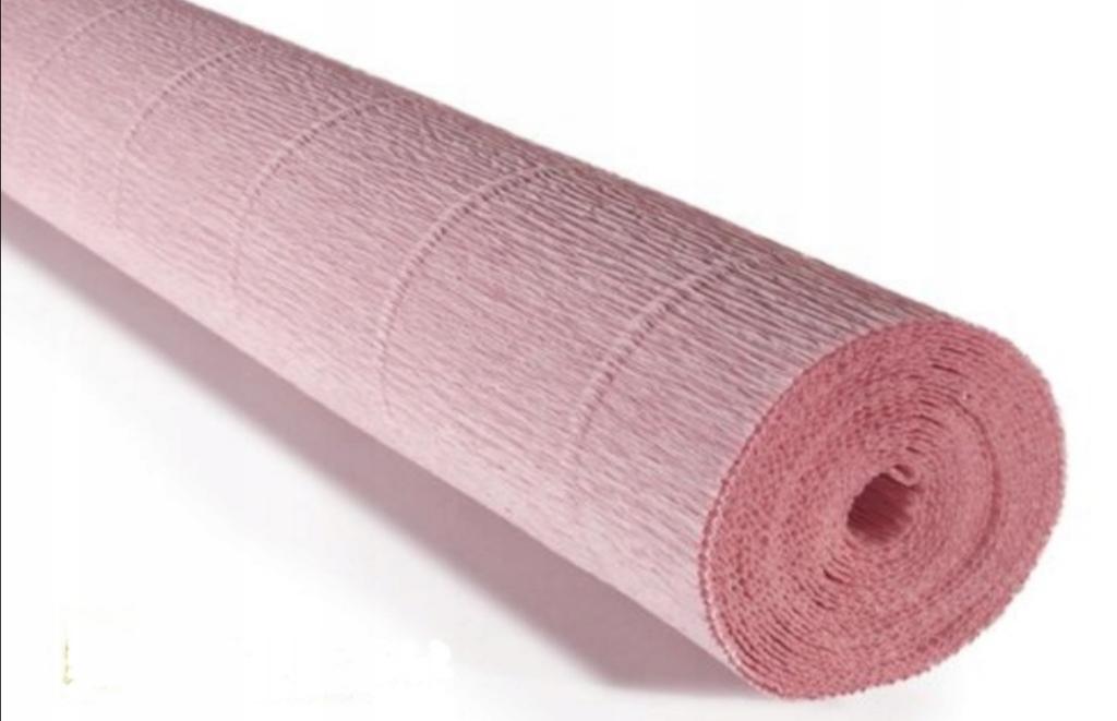 Bibuła dekor Krep 50x250cm 180GR 17A/3 PUDROWY CIE