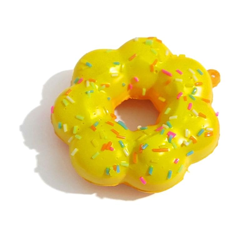 Ciambella Artificiale Morbida Ciambelle Pasta per Pane Antistress Giocattolo Novità Giocattoli da Spremere Modello di Torta Simulazione Decorazione Matrimonio