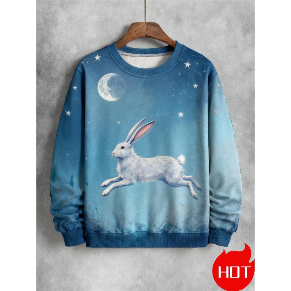 Spring Autumn Sweatshirt Pullover Women Casual Japanese Art Animal 3D Printed O Neck Long Sleeve Hoodies Unisex Pullovers