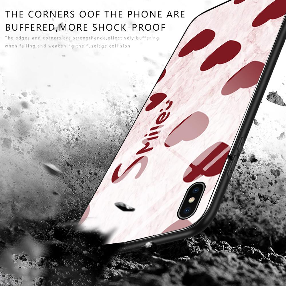 Tempered Glass Phone Case For Samsung A12 A16 A32 A53 S20FE S23 S25 Honor20 X6A 90Lite 9X Huawei Y9Prime2019 P30Lite Soft Edge Shockproof Smooth Shell