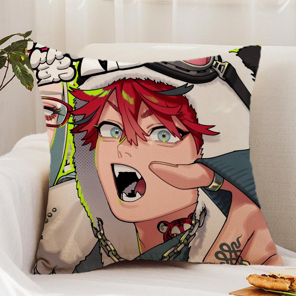 Manga G-Gokurakugai Cushion Cover Premium Comfort Reversible Pillow Cover - Dual - Use Design for Home & Car