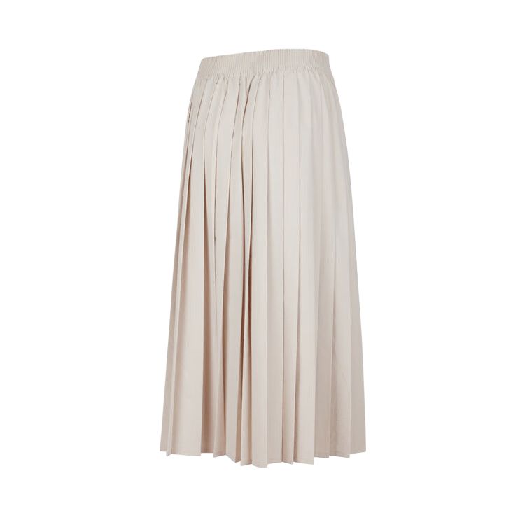 New Nike SS25 Casual Long Skirt Women's Light Khaki HQ8154-104