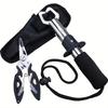1 Set Stainless Steel Fish Gripper Grip(16.76 cm)+Pliers(10.92 Cm) Fishing Tackle Controller Fish Plier Fishing Tools