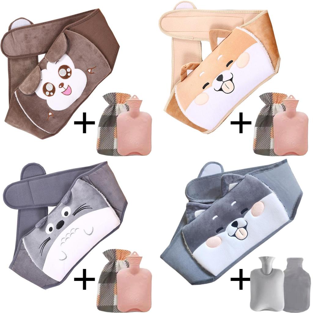 Wärmflasche mit Plüsch-Hüftbezug Sicher und langlebig