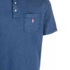 Polo Ralph Lauren Solid Color Cotton Linen Short Sleeve Polo Shirt Men Tops Blue 710860390001LIGHT