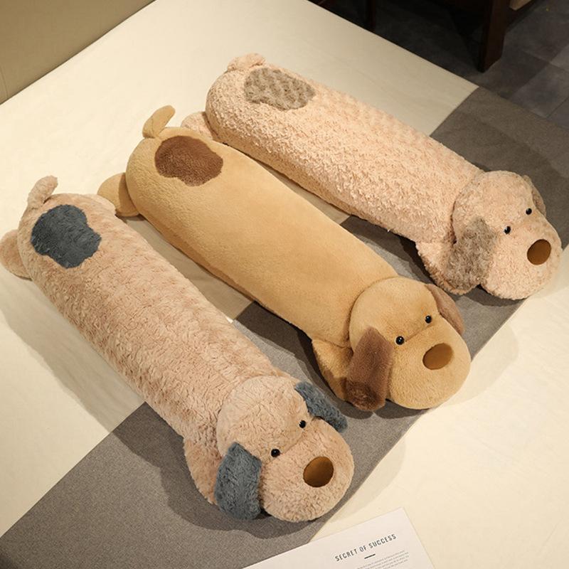 Dog throw pillow plush toy doll big dog doll cute children soothing rag doll girl gift