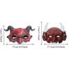 Demon Goat Horn Mask Cattle Cosplay Masquerade Creative Halloween Mask  Unisex