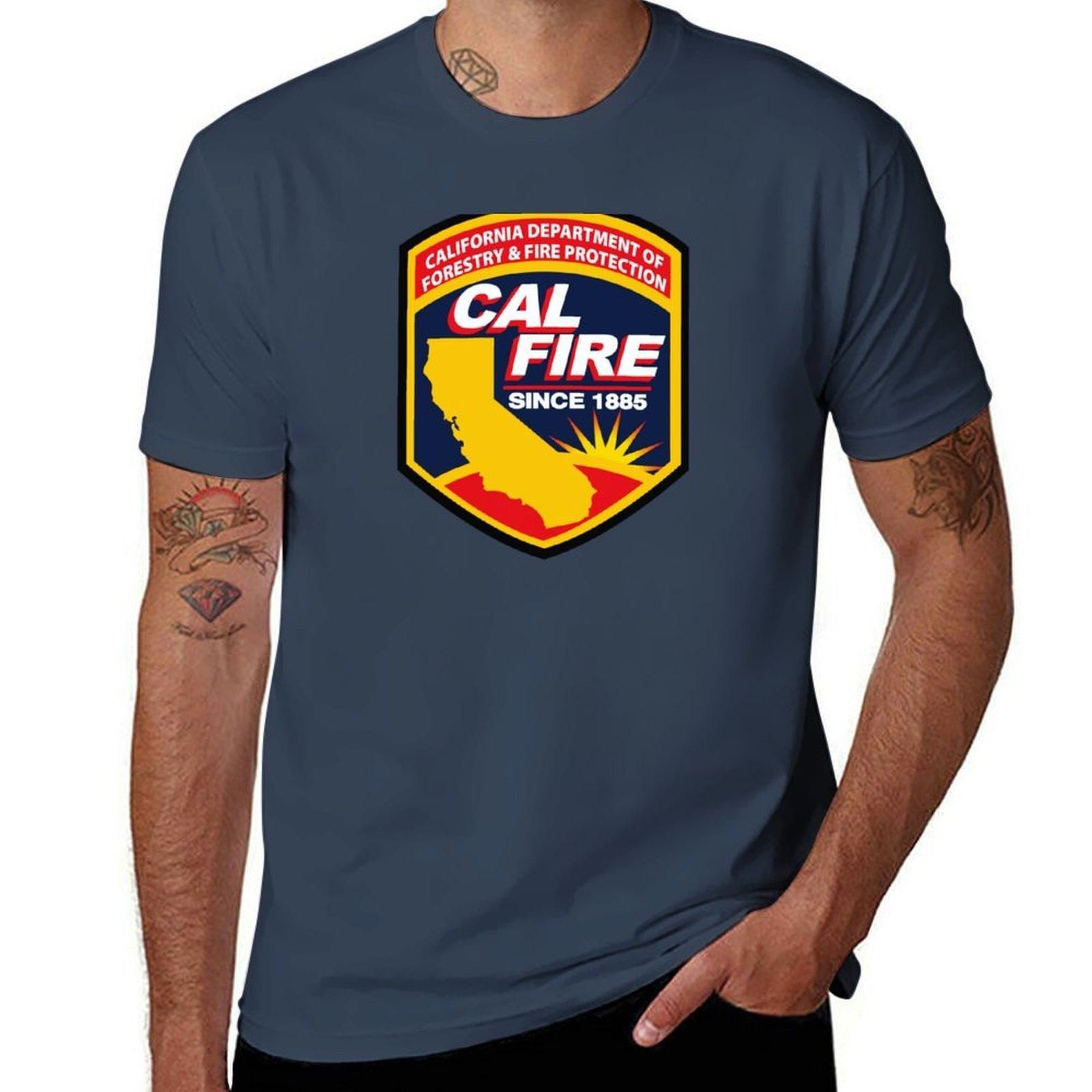 CAL FIRE CALIFORNIA TShirt Dry Fit Athletic Short Sleeve Shirt S
