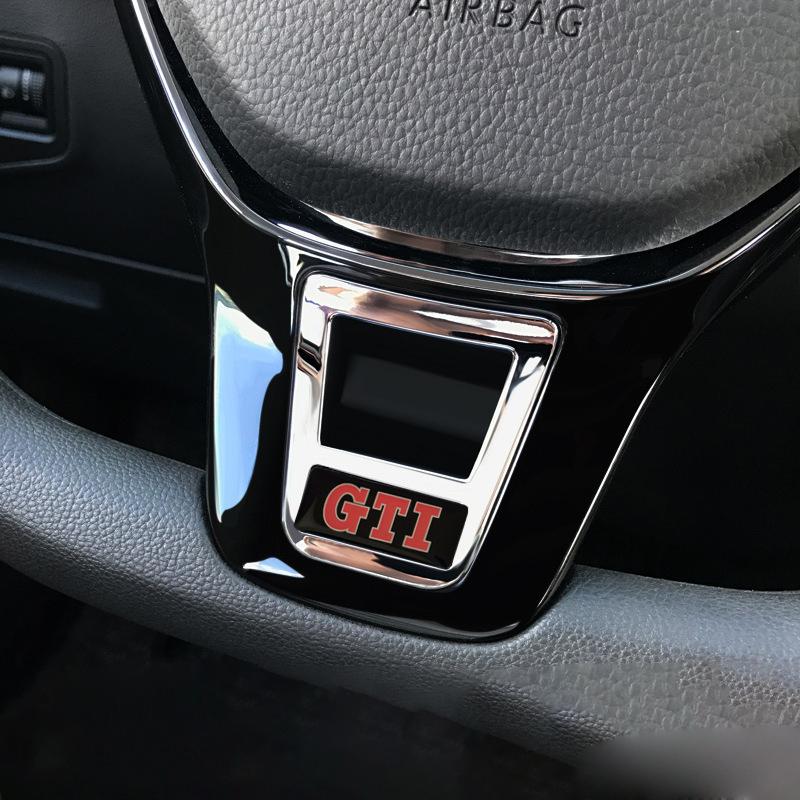 2026 Nouveauté pour VW : Autocollant de volant avec logo R Line R pour Volkswagen Polo GTI, Golf, Passat, Jetta et Santana