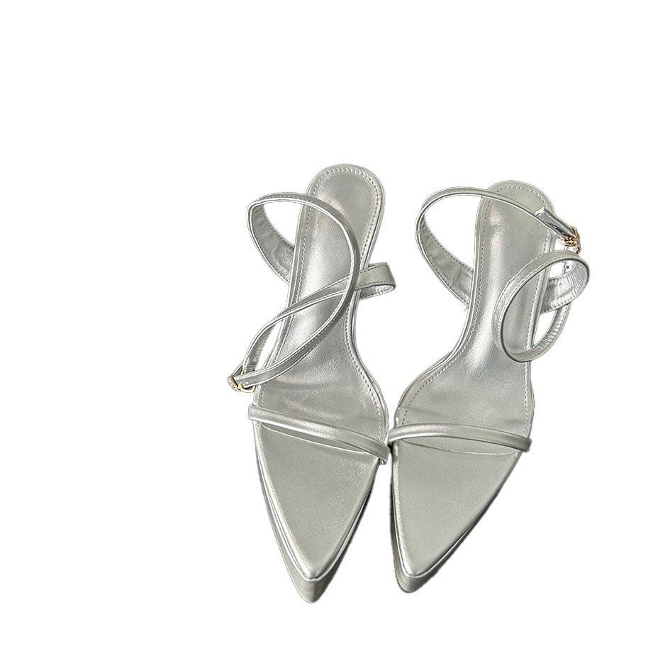 Small man increases height 2025 women's summer thick heels hate sky high waterproof platform muffin thick-soled catwalk super high heels sandals